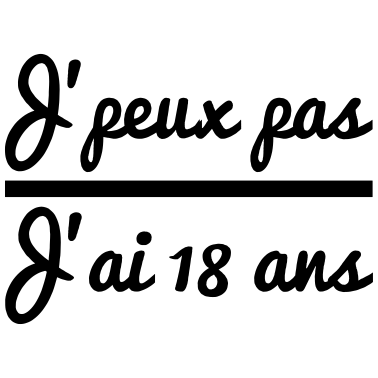 Motiv Ich kann nicht 18 Jahre Geburtstag 18 haben