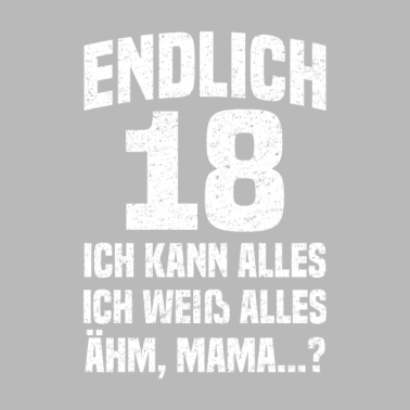 Motiv Endlich 18 - 18. Geburtstag