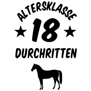 Motiv Altersklasse 18 durchritten