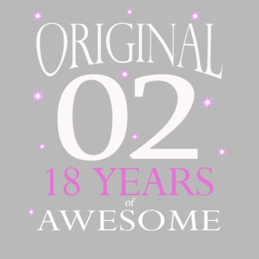 Motiv Top Girls 18. Geburtstag Original 02 Geschenk Design