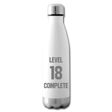 Geschenk zum 18 Trinkflasche - Level 18 complete
