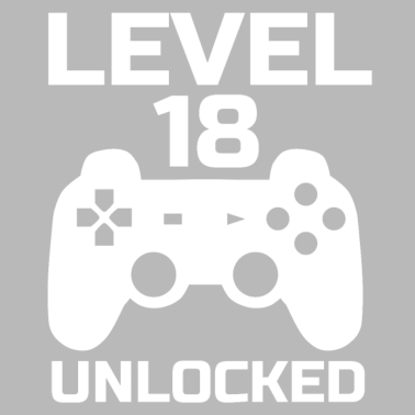 Motiv Level 18 Unlocked Gamer 18 Jahre Geburtstag