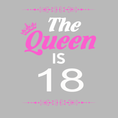 Motiv 18. Geburtstag Die Königin ist 18 2001