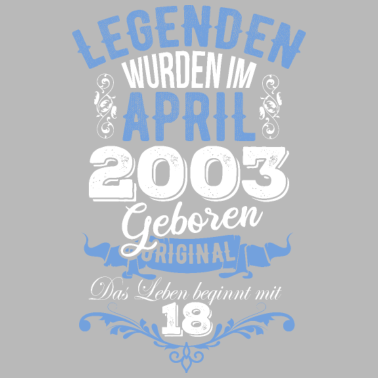 Motiv 18 Geburtstag April 2003