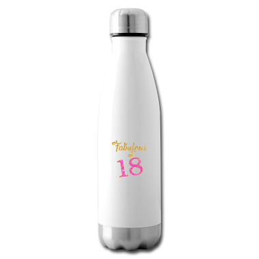 Geschenk zum 18 Trinkflasche - 18. Geburtstag Fabelhaft um 18 2001