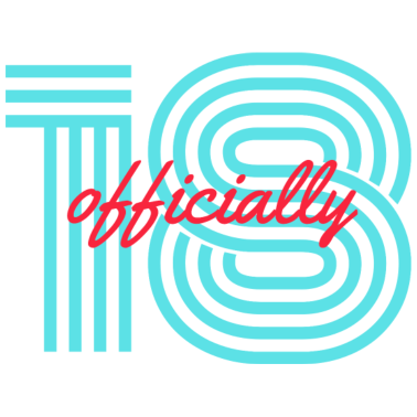 Motiv Endlich offiziell 18. Jahre alt / 18. Geburtstag