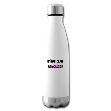 Geschenk zum 18 Trinkflasche - I'm 18 Bitches / 18. Geburtstag