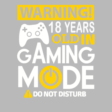 Motiv 18. Geburtstag 18 Jahre alt im Spielemodus 2001