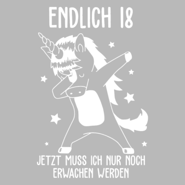 Motiv Endlich 18 jetzt muss ich nur noch erwachen werden