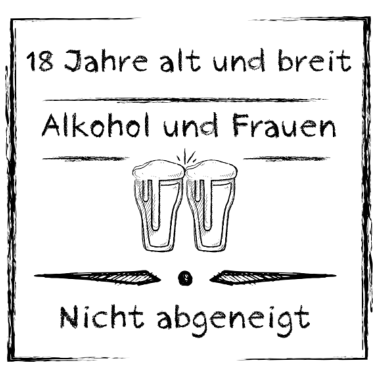 Motiv 18 Jahre alt