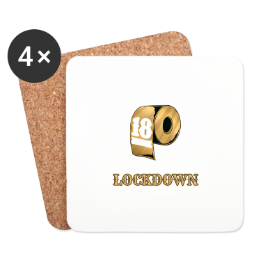 Geschenk zum 18 Untersetzer - 18 Geburtstag Ich wurde 18 Als Ich Im Lockdown war