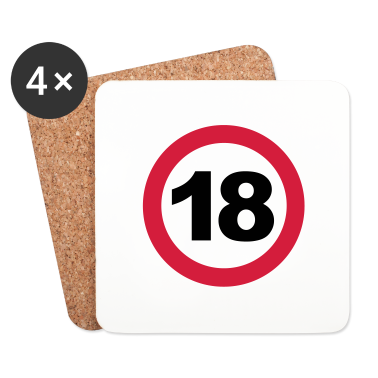 Geschenk zum 18 Untersetzer - 18. Geburtstag