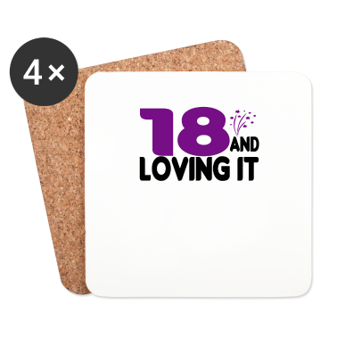 Geschenk zum 18 Untersetzer - 18 Jahre 18 Geburtstag Geschenk