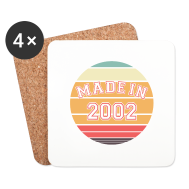 Geschenk zum 18 Untersetzer - Retro 18 Geburtstag