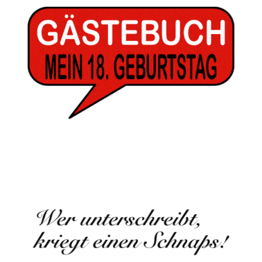 Motiv GÄSTEBUCH ZUM 18. GEBURTSTAG