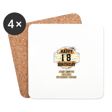 Geschenk zum 18 Untersetzer - 18 Jahre18 erwachsen - 2002 18 Geburtstag