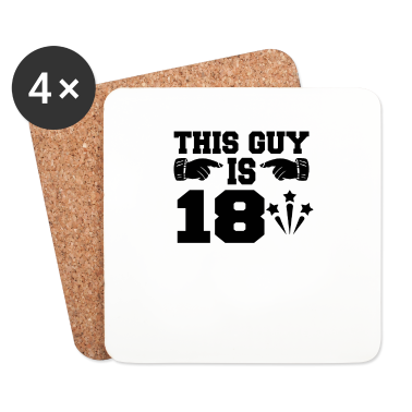 Geschenk zum 18 Untersetzer - 18 Jahre 18 Geburtstag Geschenk 9