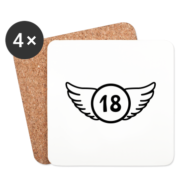 Geschenk zum 18 Untersetzer - 18