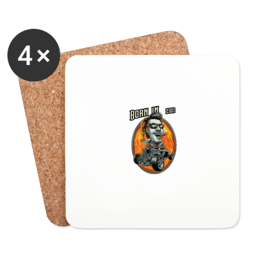 Geschenk zum 18 Untersetzer - 18 Rockabilly Hotrod Fan - 2002 18 Geburtstag