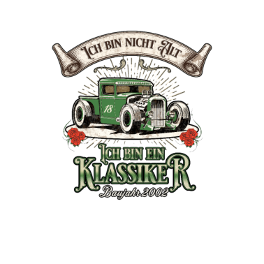 Motiv 18 Klassiker Hotrod Fan - 2002 18 Geburtstag