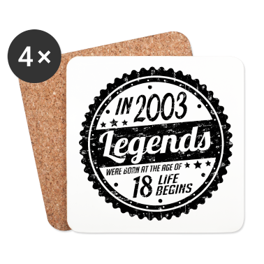 Geschenk zum 18 Untersetzer - Geschenkideen zum 18. Gebutstag