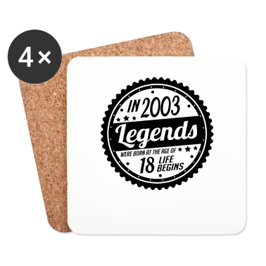 Geschenk zum 18 Untersetzer - Geschenkideen zum 18. Gebutstag