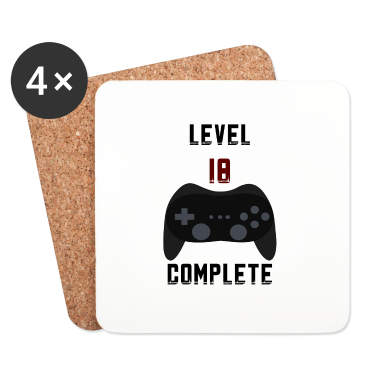 Geschenk zum 18 Untersetzer - Geschenkidee 18. Geburtstag, Geburtstagsgeschenk