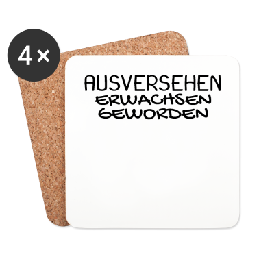 Geschenk zum 18 Untersetzer - 18 Geburtstag Geschenk - Erwachsen werden