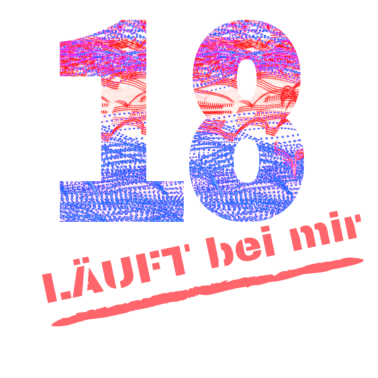 Motiv 18 läuft bei mir Abstrakt leuchtend Farben