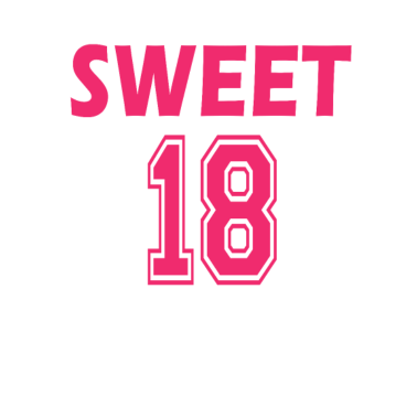 Motiv 18. Geburtstag Sweet 18 Geboren 2001