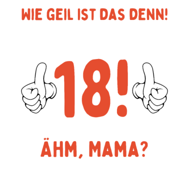 Motiv Endlich 18 Jahre 18. Geburtstag Jahrgang 2003