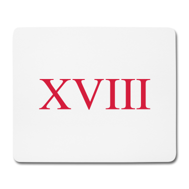 Geschenk zum 18 Mousepad - 18
