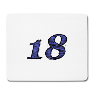 Geschenk zum 18 Mousepad - 18.GB, 18, 18er, Geschenk 18