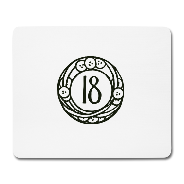 Geschenk zum 18 Mousepad - 18