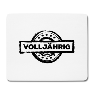 Geschenk zum 18 Mousepad - 18 Jahre 18. Geburtstag Volljährig Geburtstagspart