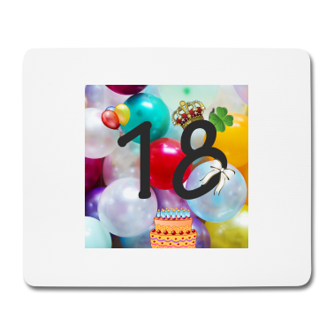 Geschenk zum 18 Mousepad - zum 18. Geburtstag