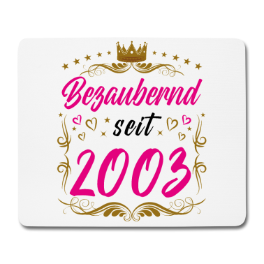 Geschenk zum 18 Mousepad - 18. Geburtstag 18 Jubiläum 18 Ehrentag Prinzessin
