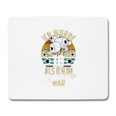 Geschenk zum 18 Mousepad - 18 Geburtstag Ich wurde 18 Als Ich Im Lockdown war
