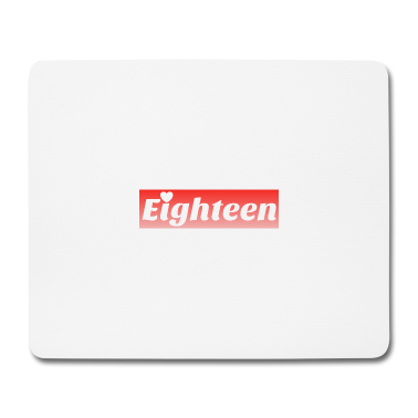Geschenk zum 18 Mousepad - Eighteen 18