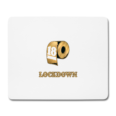 Geschenk zum 18 Mousepad - 18 Geburtstag Ich wurde 18 Als Ich Im Lockdown war