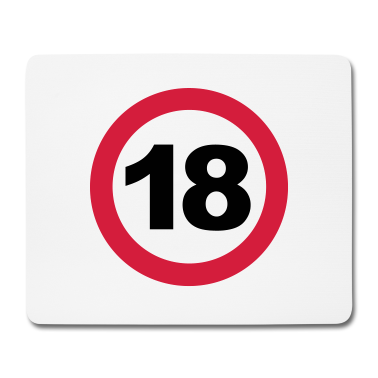 Geschenk zum 18 Mousepad - 18. Geburtstag