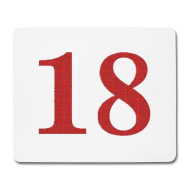 Geschenk zum 18 Mousepad - 18 Geburtstag
