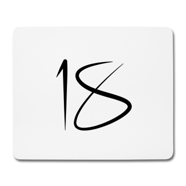 Geschenk zum 18 Mousepad - Nummer 18