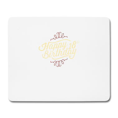 Geschenk zum 18 Mousepad - 18 Jahre retro 18 cream - 2002 18 Geburtstag