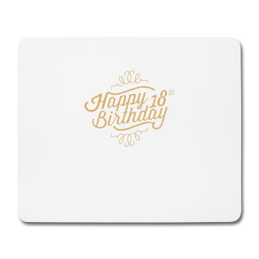 Geschenk zum 18 Mousepad - 18 Jahre retro 18 sand - 2002 18 Geburtstag