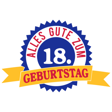 Motiv Alles Gute zum 18. Geburtstag