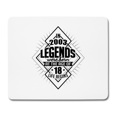 Geschenk zum 18 Mousepad - Geschenkideen zum 18. Geburtstag Volljährig