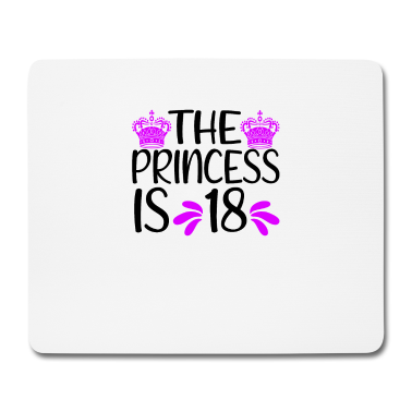 Geschenk zum 18 Mousepad - 18 Jahre 18 Geburtstag Geschenk