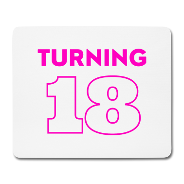 Geschenk zum 18 Mousepad - 18. Geburtstag Mädchen