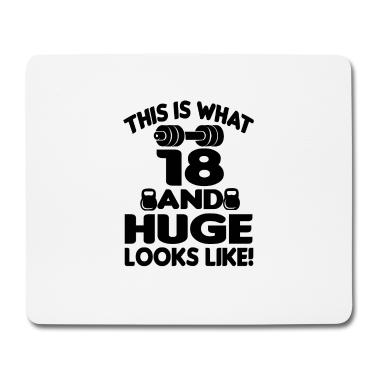 Geschenk zum 18 Mousepad - 18 Jahre 18 Geburtstag Geschenk